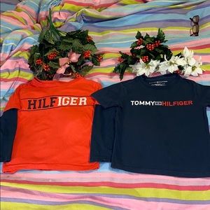 Boy's TOMMY H. A pair of shirts 4T L/S and S/S